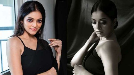  பிளாக் தீமில் மெழுகு சிலை போல ஜொலிக்கும் ஜனனி!