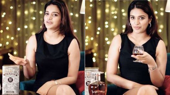 கையில் வெளிநாட்டு சரக்கு... விளம்பரம் செய்த நிதி அகர்வால்… திட்டிதீர்த்த  நெட்டிசன்ஸ்!