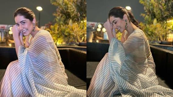  பௌர்ணமி நிலவா இவள்... பார்த்தவுடனேயே மனதைக் கொள்ளையடிக்கும் மில்க் பியூட்டி ராஷி கண்ணா!