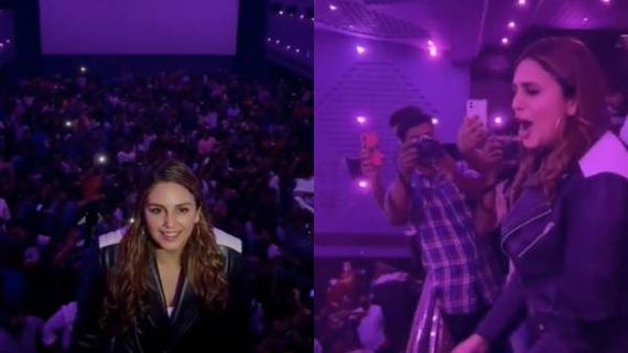 தியேட்டரில் ரசிகர்களுடன் வலிமை படம் பார்த்த ஹுமா குரோஷி… கொண்டாடிய ரசிகர்கள் !