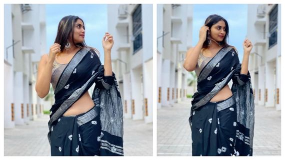 லோஹிப் சேலையில் நடிகை ஷிவானி நாராயணன்.. செம ஹாட்.. பதறிப்போன ரசிகர்கள்!