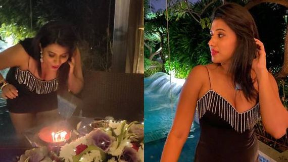 நீச்சல் குளத்தில் கவர்ச்சி பொங்க கேக் வெட்டிய ஷில்பா மஞ்சுநாத்.. இது வேறலெவல் பர்த்டே ட்ரீட்!