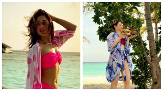 மாலத்தீவில் மிரள வைக்கும் தமன்னா.. கோலிவுட் குயினெல்லாம் இப்படி பிகினியில் கிளம்பிட்டாங்களே!