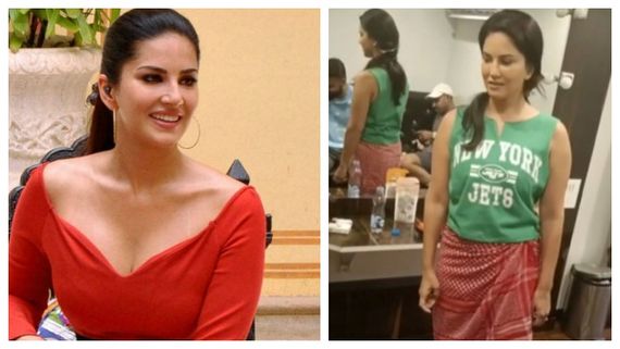 சன்னி லியோனுக்கு என்னம்மா மசாஜ் பண்ணி விடுறாரு.. சூட்டிங் ஸ்பாட்டில் இந்த கொடுமை வேற நடக்குதா?