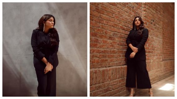 கருப்பு உடையில் கெத்தாக போஸ் கொடுத்த நடிகை அபர்ணா பாலமுரளி!