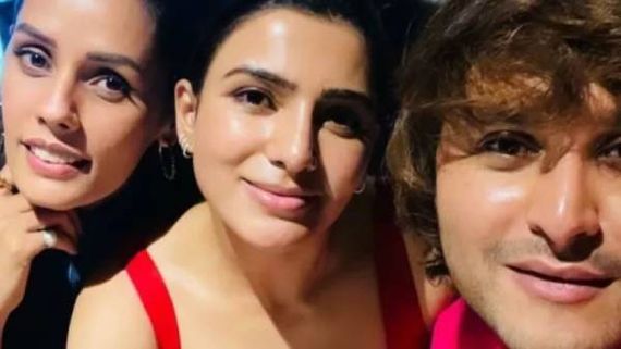 சிகப்பு கலர் ஜிப் வைத்த டிரெஸ்.. லேட் நைட் டேட்டிங்கிற்கு சென்ற சமந்தா.. அதுவும் யாருகூட தெரியுமா?