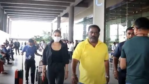 சும்மாவா லேடி சுப்பர்ஸ்டார்ன்னு சொன்னாங்க...மும்பை ஏர்போர்டில் செம கெத்தாக வந்த நயன்தாரா 