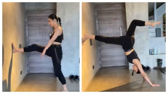 தலைகீழாக போஸ் கொடுக்கும் நடிகைகள்...எல்லாத்துக்கு காரணம் இவர் தானா? 