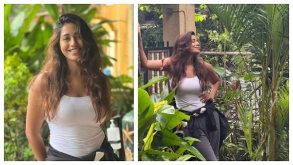 ஸ்லீவ் லெஸ்ஸில் கவர்ச்சி மழை.. ரசிகர்களை திக்குமுக்காட வைத்த நிவேதா பெத்துராஜ்! 