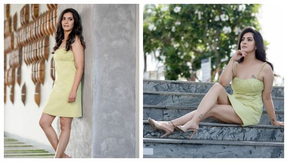 க்யூட் கவுனில் க்யூட் போட்டோஸ்.. ரசிகர்களை கவர என்னவெல்லாம் பண்றாங்க வரலட்சுமி சரத்குமார்! 