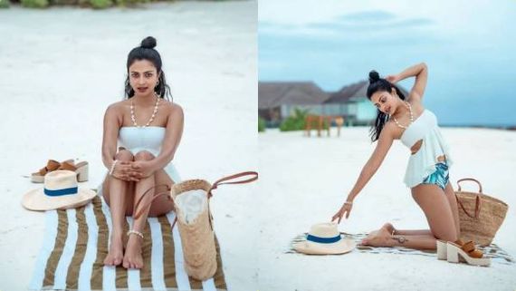 மாலத்தீவில் மஜா பண்ணும் அமலா பால்.. பீச்சில் பிகினி உடையில் என்னம்மா காத்துவாங்குறாரு! 