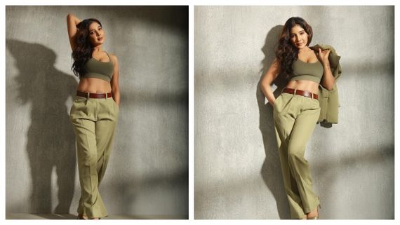 சட்டையை கழட்டி அதிரடி கவர்ச்சி காட்டிய சாக்ஷி அகர்வால்...திணறும் இணையம்!