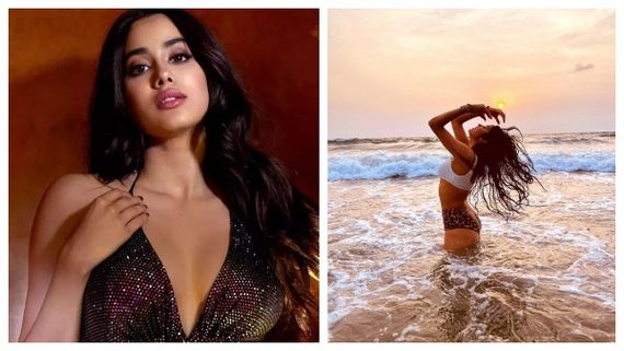 கடற்கரையில் கிளாமர் குயின் ஜான்வி கபூர்.. ஓவர் அட்ராசிட்டியா இருக்கே புலம்பும் ரசிகர்கள்!