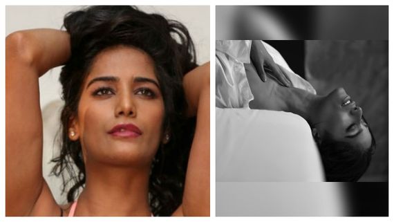 சட்டை பட்டனை கழட்டி விட்டு..படுமோசமாக போஸ் கொடுத்த பூனம் பாண்டே!