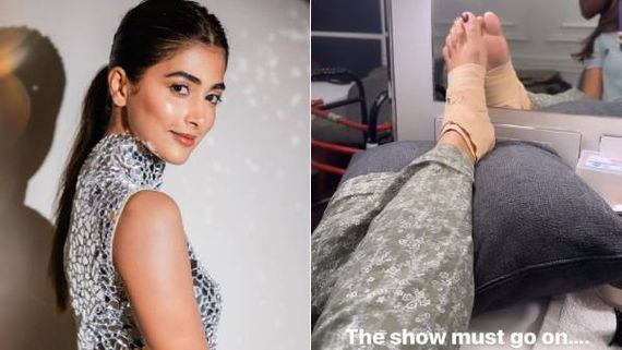 பூஜா ஹெக்டேவுக்கு என்னாச்சு..காலில் கட்டுடன் இருக்கும் போட்டோவால் ரசிகர்கள் அதிர்ச்சி!