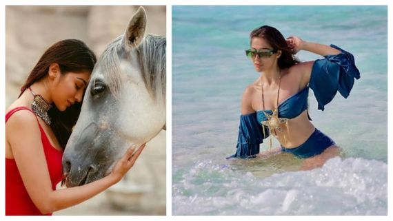 இப்படி ஒரு அழகை பார்த்ததே இல்லை...ராய் லட்சுமியை பிகினியில் பார்த்து உறைந்து போன ரசிகர்கள்!