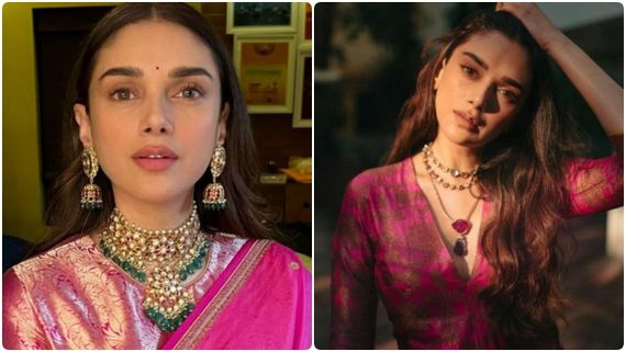 உன்ன நினைச்சி நினைச்சி உருகுகி  போனேன்.. அதிதி ராவை பார்த்து உருகும் ரசிகாஸ் !