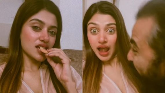 நடிகை ஓவியாவின் காதலரா? நேரலையில் கட்டிபிடித்து முத்தம் கொடுத்த அந்த நபர் யார்?