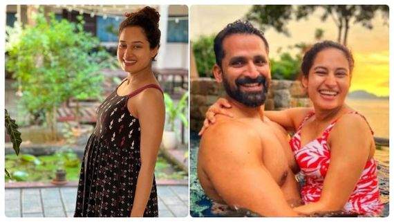 கொஞ்சம் கண்ட்ரோலா இருங்க மேடம்..கர்ப்பமா இருக்கும் போது பிகினியில் பீச்சில் கும்மாளம் போடும் நடிகை!