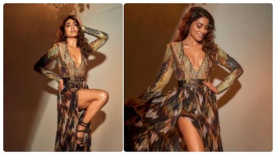 யாரும் என்னை கண்ட்ரோல் பண்ண முடியாது.. தொடை அழகு தெரிய கிளாமர் போஸ் கொடுத்த ஸ்ரேயா சரண்!