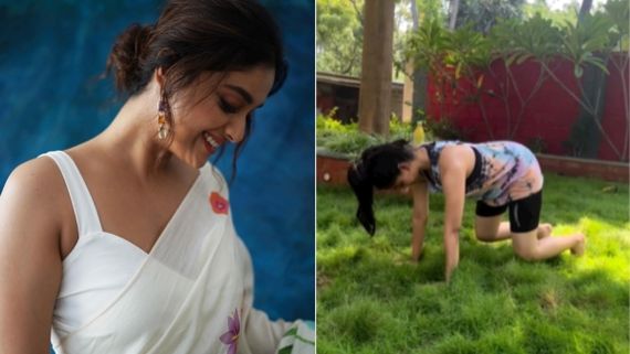 மிருகம்போல வளைந்து நெளிந்து.. வித்தியாசமான உடற்பயிற்சி செய்த கீர்த்தி சுரேஷ்!