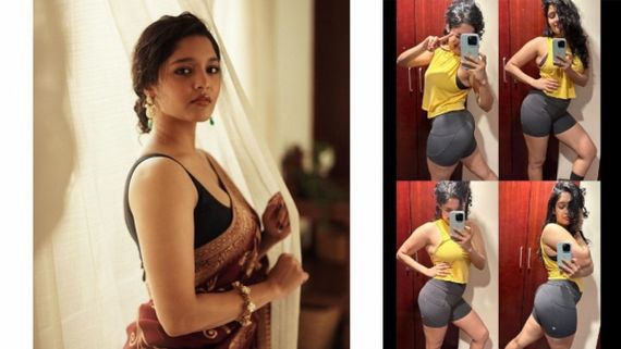 அடடடா..கண்ணாடி முன் நின்னு விவகாரமா போஸ் கொடுத்த ரித்திகா சிங்... திண்டாடிப்போன இளசுகள்!