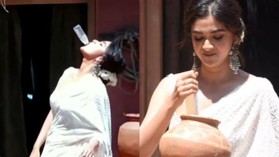 கையில் சரக்கு பாட்டில்.. குடித்துவிட்டு ஆட்டம்.. தசரா ப்ரோமோஷனில் பேன்சை பதறவிட்ட கீர்த்திசுரேஷ்!