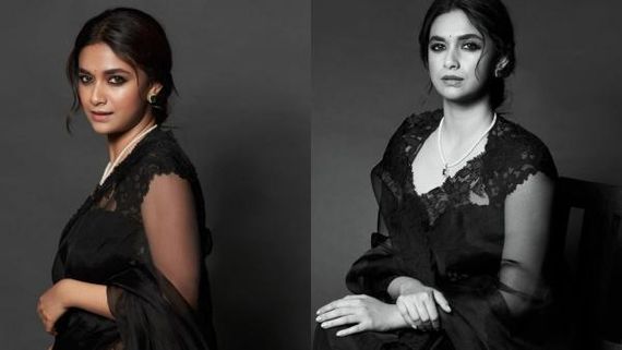 செம ஹாட்டு மச்சி.. சேலையில் ஹாட் போஸ் கொடுத்த கீர்த்தி சுரேஷ்!