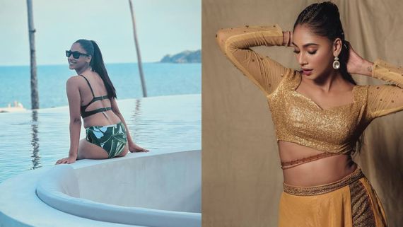 Anukreethy Vas: அடங்கொக்கமக்கா.. விஜய்சேதுபதி ஹீரோயினா இது? பிகினி உடையில் இந்தக் காட்டு காட்டுறாரே! 