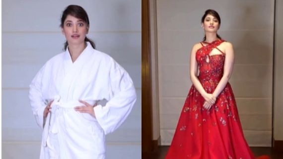 Tamannaah : பாலில் ஊறிய குலாப் ஜாமுன்…தமன்னாவை பார்த்து உருகும் பேன்ஸ்!