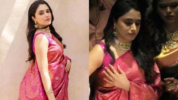 Priyanka Mohan: சேலையை சரி பண்ணாலும் விடமாட்டானுங்க போல.. பிரியங்கா மோகனை ஜூம் செய்யும் ரசிகாஸ்! 