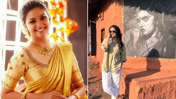 Keerthy Suresh: சில்க்காக மாறிய கீர்த்தி சுரேஷ்.. பயோபிக்கிற்கு ஏதும் அடி போடுறாரா.. செம போஸ்! 