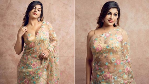 Yashika Anand : மாராப்பை விலக்கி விட்டு கவர்ச்சி போஸ்.. இணையத்தை அலற வைத்த யாஷிகா ஆனந்த்!