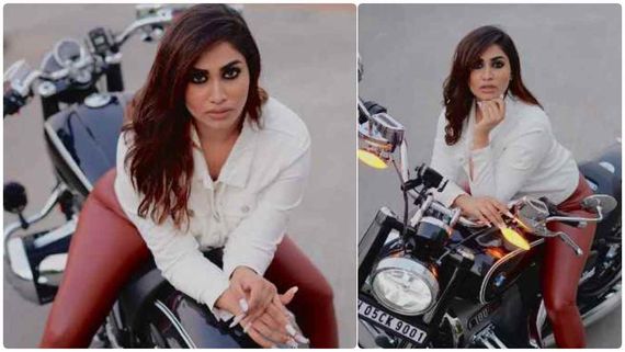  Shivani Narayanan: அந்த வாய கொஞ்சம் மூடுமா.. BMW பைக்கில் மாஸா போஸ் கொடுத்த ஷிவானி.. செம கலாய்! 