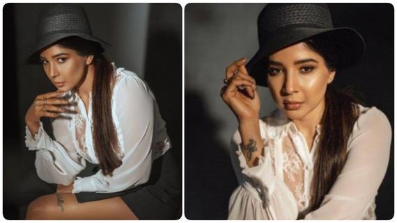 ஜூம் பண்ணி பாக்காதீங்க ப்ளீஸ்.. நெட்டிசன்களிடம் கெஞ்சும் சாக்ஷி அகர்வாலின் பேன்ஸ்!