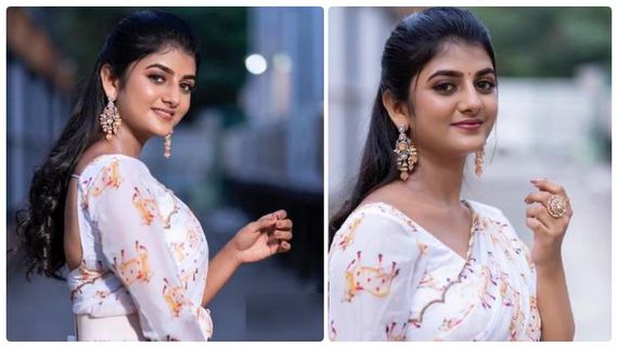 இப்ப பாருங்க...எப்படி இருக்காங்கன்னு.. புடவையில் கேப்ரில்லாவின் ஹாட் போட்டோஸ்!