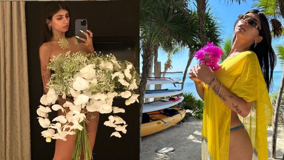 Mia Khalifa: ஒரே ஒரு போக்கே.. ஒட்டுத் துணியில்லாமல் போஸ் கொடுத்த மியா கலிஃபா.. ஸ்டன்னான ஃபேன்ஸ்! 