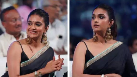 Maamannan Audio Launch - நான் ஒரு கம்யூனிஸ்ட்.. மாமன்னன் ஆடியோ வெளியீட்டு விழாவில் கீர்த்தி சுரேஷ் அதிரடி 