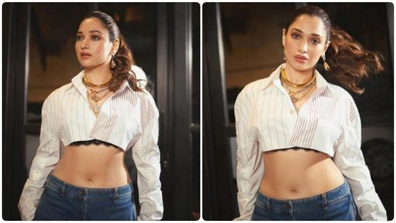 Tamannaah :க்ராப் டாப்பில் கலக்கல் போட்டோஸ்.. லைக் போட்ட காதலர்.. அப்போ கன்பார்ம் தானா! 