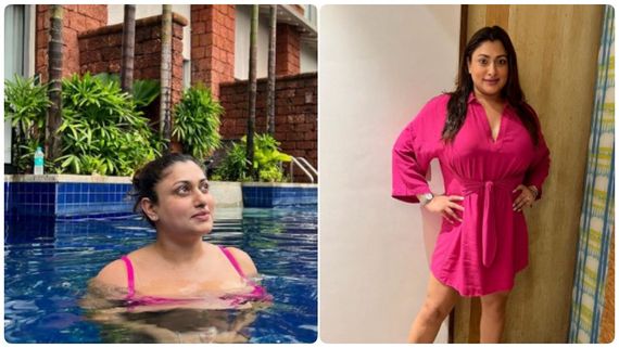 பட வாய்ப்பு இல்லனாலும் சீன் காட்டும் அஜித் பட நடிகை.. இந்த வயசிலும் பிகினியில் அலப்பறை!