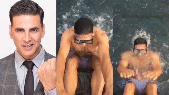 Akshay kumar:தண்ணீருக்கு அடியில் ஒர்க் அவுட்... 56 வயதில் அசத்தும் நடிகர் அக்‌ஷய் குமார்!