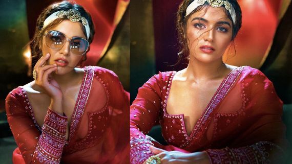 என்னம்மா ஜாக்கெட் டிசைன் இது!.. இது ‘பா’ கழுத்தா.. அல்லது ‘யு’ கழுத்தா.. குழப்பிய ஜூபிளி குயின்!