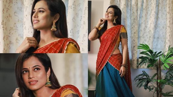 Ramya pandian: ஒய்யாரமாக இடுப்பழகை காட்டிய ரம்யா பாண்டியன்.. ரசித்துப்பார்க்கும் பேன்ஸ்!