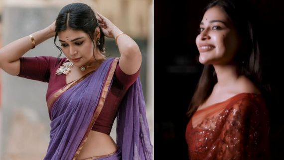 Dharsha Gupta: அடடா அல்வா துண்டு இடுப்பு.. புடவையில் ரசிகர்களை கிறங்க வைத்த தர்ஷா குப்தா!