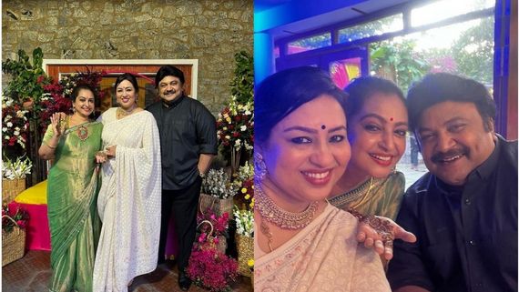 பிரபுவுடன் போஸ் கொடுத்த சீதா.. கூட அந்த பிரபல நடிகையும் எப்படி நிக்கிறாங்க பாருங்க.. செம காம்போ!