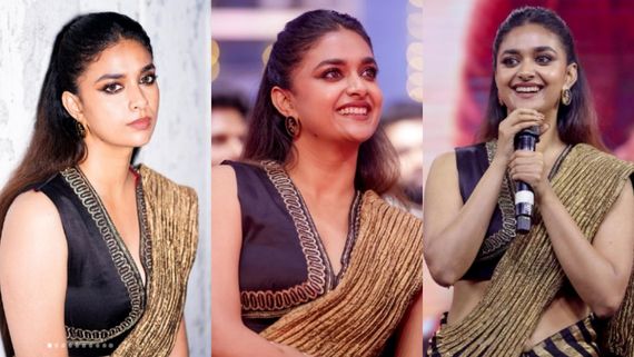 Keerthy Suresh: வாவ்.. புடவையில் ஆளை அசத்தும் கீர்த்தி சுரேஷ்!