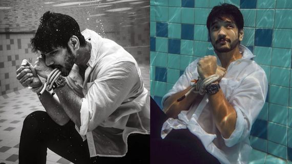 கயிற்றால் கட்டப்பட்ட கை.. நீச்சல் குளத்தில் கெளதம் கார்த்திக்.. என்னவா இருக்கும்!