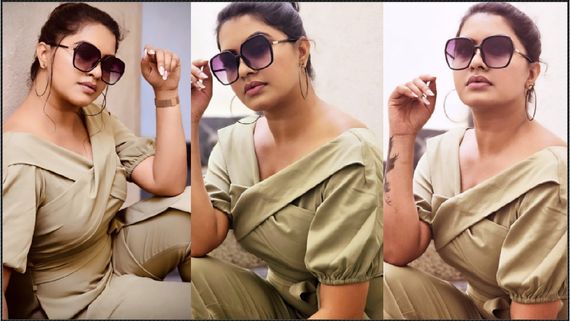  Rachitha Mahalakshmi: கூலர்ஸ்.. மாடர்ன் டிரஸ்ஸில் கலக்கல் போஸ்.. ஒரு முடிவோடத்தான் இருக்காங்க ரச்சிதா!