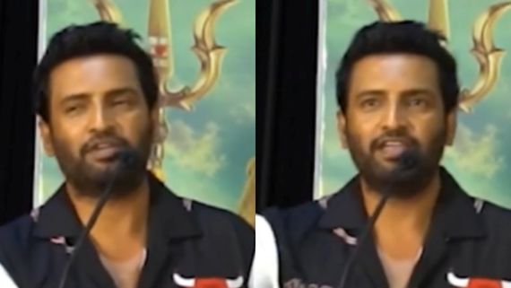 நீங்க சங்கியா? செய்தியாளரின் கேள்விக்கு சரியான பதிலடி கொடுத்த சந்தானம்!