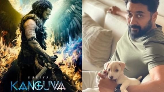 Actor Suriya: நாய்க்குட்டியுடன் க்யூட் போஸ்.. கல்லூரி மாணவன் லுக்கில் சூர்யா!